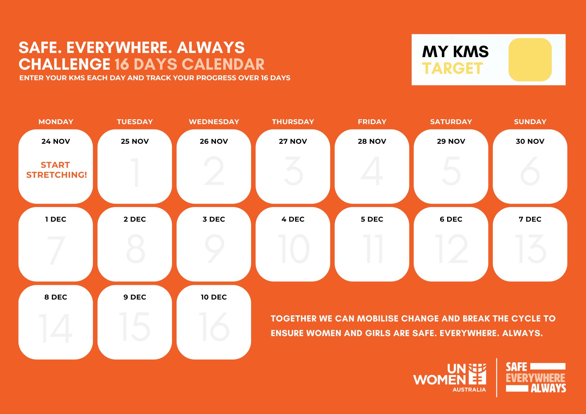 Challenge Calendar